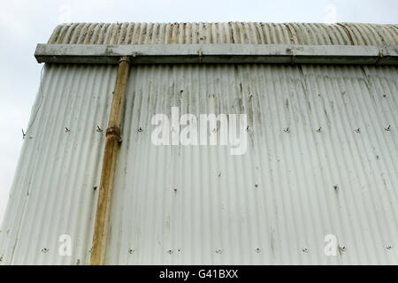 Una vista generale del sito della ex casa del Darlington Football Club, Feethams. Utilizzato dal club dal 1883 fino al 2003 quando il club si è trasferito all'attuale Darlington Arena. L'area è ora in disuso Foto Stock