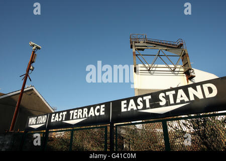 Calcio - Vecchio Calcetto - Swansea City - Veccia campo Foto Stock