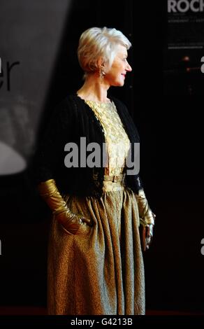 Prima 'Brighton Rock' - Londra. Helen Mirren arriva per la prima europea di Brighton Rock all'Odeon Leicester Square, Londra. Foto Stock