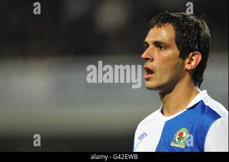 Calcio - Barclays Premier League - Blackburn Rovers v West Bromwich Albion - Ewood Park. Roque Santa Cruz, Blackburn Rovers Foto Stock