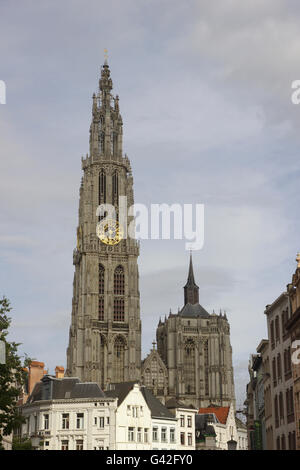 Cattedrale di Nostra Signora (Onze-Lieve-Vrouvekathedraal), Belgio, Anversa Foto Stock