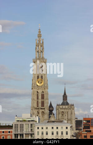 Cattedrale di Nostra Signora (Onze-Lieve-Vrouvekathedraal), Belgio, Anversa Foto Stock