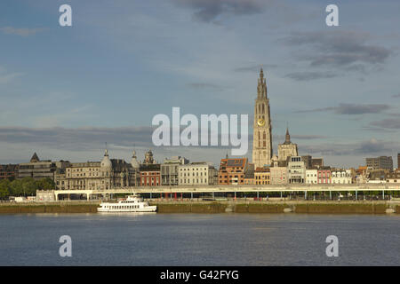 Cattedrale di Nostra Signora (Onze-Lieve-Vrouvekathedraal), Belgio, Anversa Foto Stock