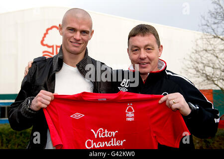 Calcio - Coca Cola Football League Championship - Nottingham Forest Conferenza stampa - Wilford Lane di allenamento Foto Stock