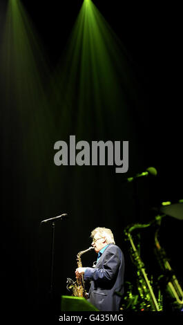 Roxy Music in concerto - Londra Foto Stock