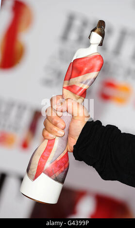 Brit Awards 2011 - Sala stampa - Londra Foto Stock