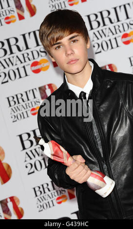 Brit Awards 2011 - Sala stampa - Londra Foto Stock