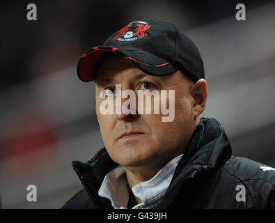 Calcio - npower Football League 1 - Milton Keynes Dons / Leyton Orient - stadio:mk. Il manager di Leyton Orient Russell Slade Foto Stock