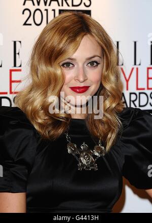 Fearne Cotton arriva per i premi Elle Style al Grand Connaught Rooms, Great Queen Street, Londra. Foto Stock
