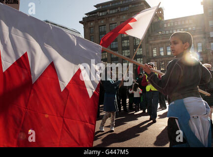 Proteste in Libia Foto Stock