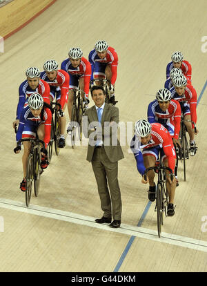 Velodromo olimpico completato Foto Stock