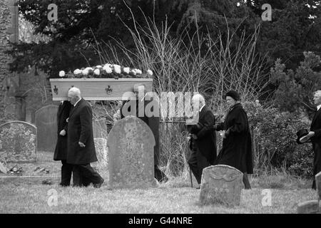 Letteratura - i funerali di Dame Agatha Christie - Chosley Foto Stock
