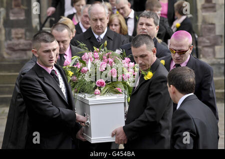 Nikitta Grender funerale Foto Stock