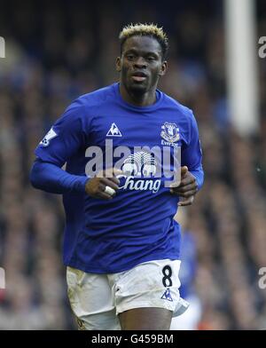 Calcio - Barclays Premier League - Everton v Sunderland - Goodison Park. Louis Saha, Everton Foto Stock