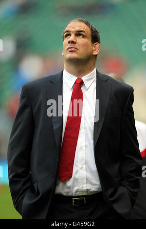 Rugby Union - RBS 6 Nations Championship 2011 - Inghilterra / Francia - Twickenham. Il capo allenatore inglese Martin Johnson Foto Stock