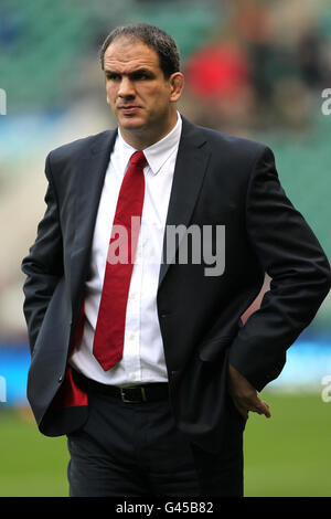 Rugby Union - RBS 6 Nations Championship 2011 - Inghilterra / Francia - Twickenham. Il capo allenatore inglese Martin Johnson Foto Stock