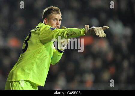 Calcio - Barclays Premier League - Blackpool v Chelsea - Bloomfield Road. Il portiere di Blackpool Mark Halstead Foto Stock