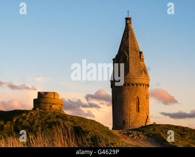 Hartshead Pike, Hill e Monumento, Ashton Under Lyne, Tameside Foto Stock