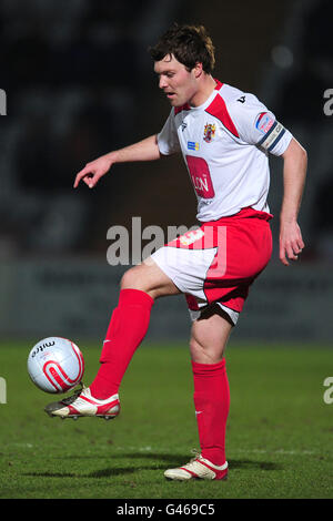 Calcio - npower Football League due - Stevenage v Hereford Regno - Modo Broadhall Foto Stock
