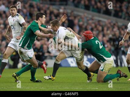 Il Rugby - RBS 6 Nazioni Championship 2011 - Irlanda v Inghilterra - Aviva Stadium Foto Stock