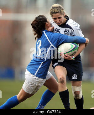 Rugby Union - Donne 6 Nazioni Championship 2011 - Scozia donne v Italia Donne - Meggetland Foto Stock