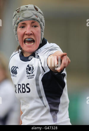 Rugby Union - Donne 6 Nazioni Championship 2011 - Scozia donne v Italia Donne - Meggetland Foto Stock