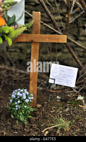 Sonda di omicidio nel Wiltshire Foto Stock