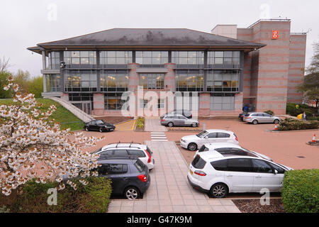 Una visione generale della sede del gruppo BG nel Thames Valley Park, Reading Foto Stock