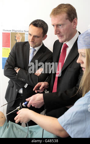 Il Parlamento scozzese campagna elettorale Foto Stock