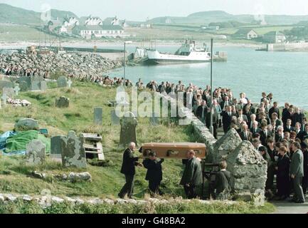 Tommy Cecil funerale Foto Stock