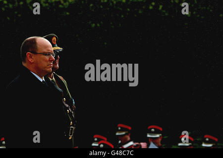 Il Principe Alberto II di Monaco in visita in Irlanda Foto Stock