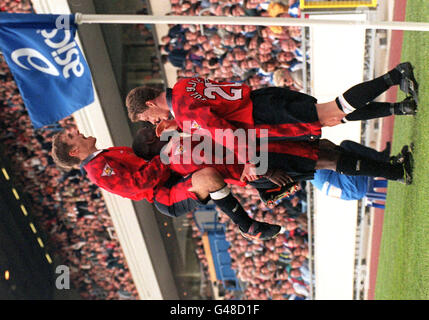 SOCCER Man U 2/Cole Foto Stock