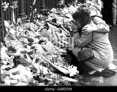 Hillsborough omaggio filer 2 Foto Stock