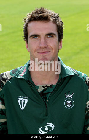 Cricket - 2011 Worcestershire County Cricket Press Day - The County Ground. Jack Shantry, Worcestershire Foto Stock
