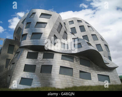 La fusione facciata di edificio del Lou Ruvo Centro per la salute del cervello vicino a Las Vegas, Nevada Foto Stock