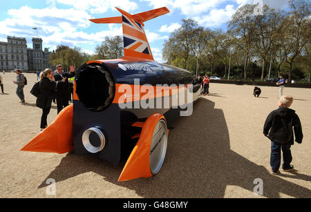 Bloodhound modello SSC sul display Foto Stock