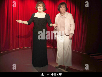 Susan Boyle Waxwork - Blackpool Foto Stock