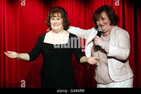 Susan Boyle Waxwork - Blackpool Foto Stock