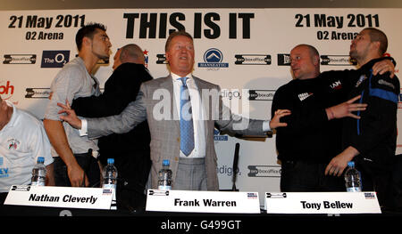 Boxing - James DeGale v George Groves - Testa a Testa - O2 Stadium Foto Stock