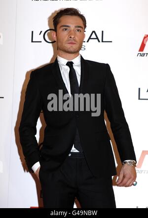 Ed Westwick al National Movie Awards 2011 alla Wembley Arena, Londra Foto Stock