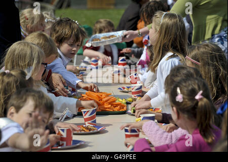 Royal Wedding piani Foto Stock