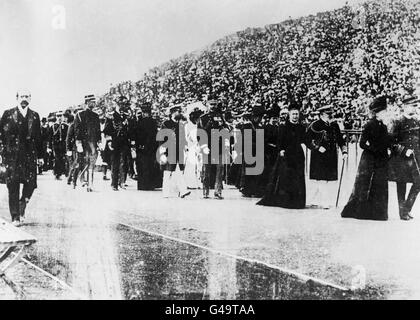 Atene Interim Giochi Olimpici 1906 - Cerimonia di Apertura Foto Stock