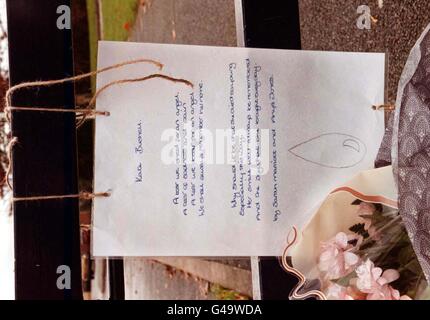 Omicidio Bushell/Poesia Foto Stock