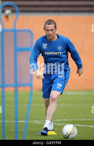 Calcio Rangers - Sessione di formazione - Murray Park Foto Stock