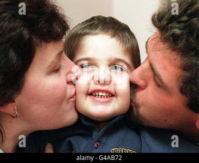 Jack Wheatley/mamma e papà 2 Foto Stock