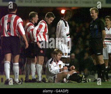 SOCCER Southampton v Man Utd 4 Foto Stock