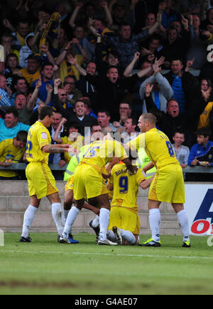 Calcio - npower Football League due - Play Off Semi finale - Prima tappa - Torquay Regno v Shrewsbury - Plainmoor Foto Stock