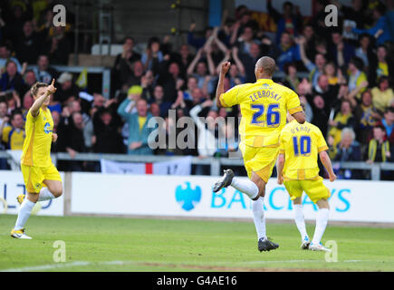 Calcio - npower Football League due - Play Off Semi finale - Prima tappa - Torquay Regno v Shrewsbury - Plainmoor Foto Stock