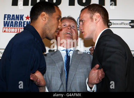 Boxing - James DeGale v George Groves - Testa a Testa - O2 Stadium Foto Stock