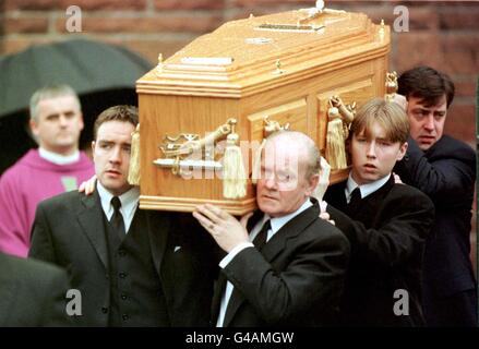 Funerale Reid/bara Foto Stock